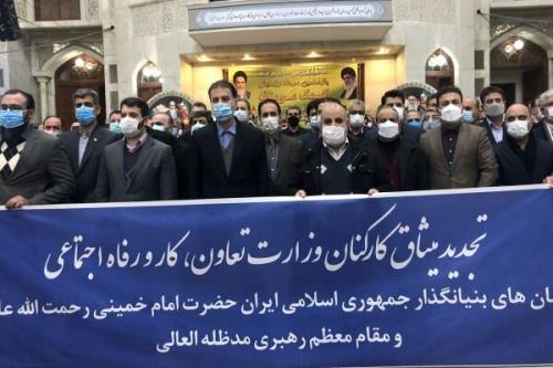 تجدید میثاق وزیر تعاون با آرمان های امام خمینی(ره)