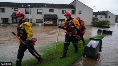 سیل و طوفان در اسکاتلند قطع سراسری برق و تخلیه صدها خانه