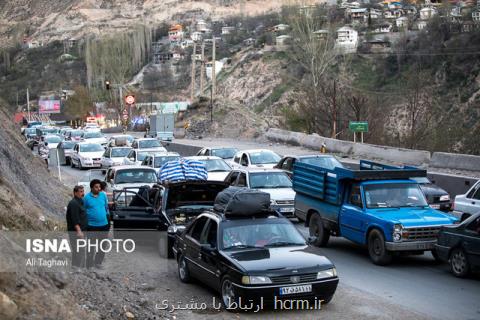 احتمال بارندگی در خیلی از جاده ها